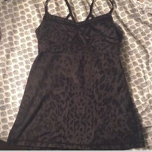 Lululemon Just Breathe Leopard Print Tank